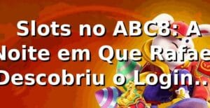 🎰 Slots no ABC8: A Noite em Que Rafael Descobriu o Login que Mudou Tudo